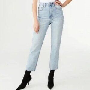 KSUBI CHLO WASTED ETERNAL JEANS ULTRA HIGH RISE RELAXED TAPER RIGID DENIM sz 27